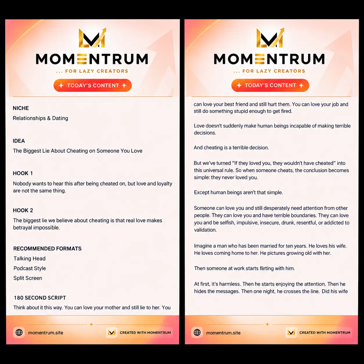 momentrum.site gallery image