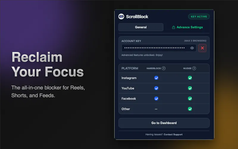 ScrollBlock screenshot 1