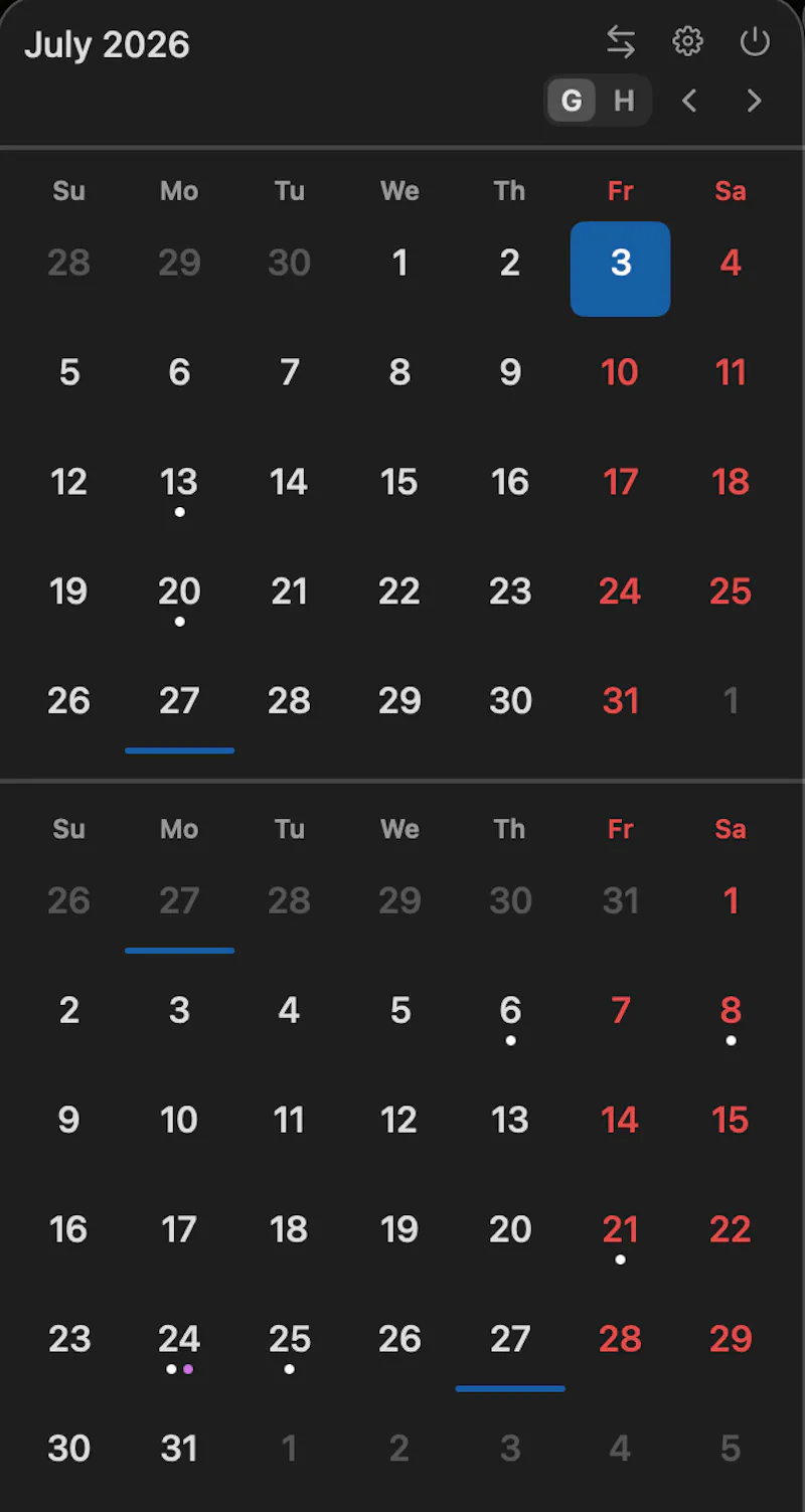 Soluna Calendar screenshot 10
