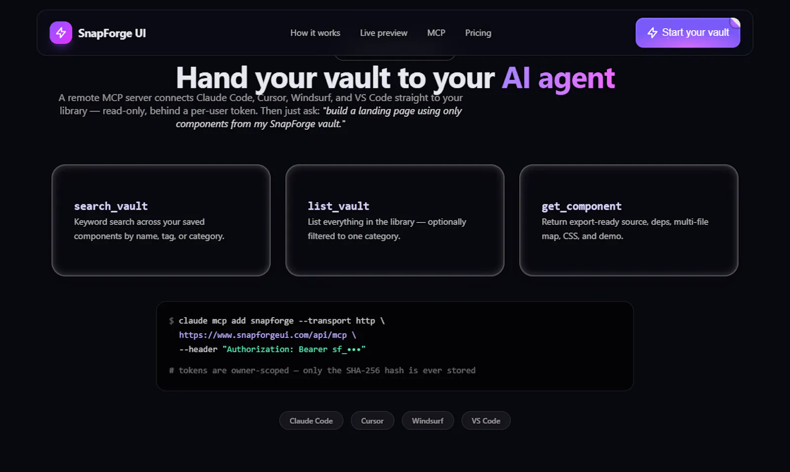 SnapForge UI screenshot 2