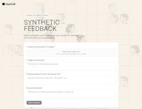 Synthetic Feedback by Usercall gallery image