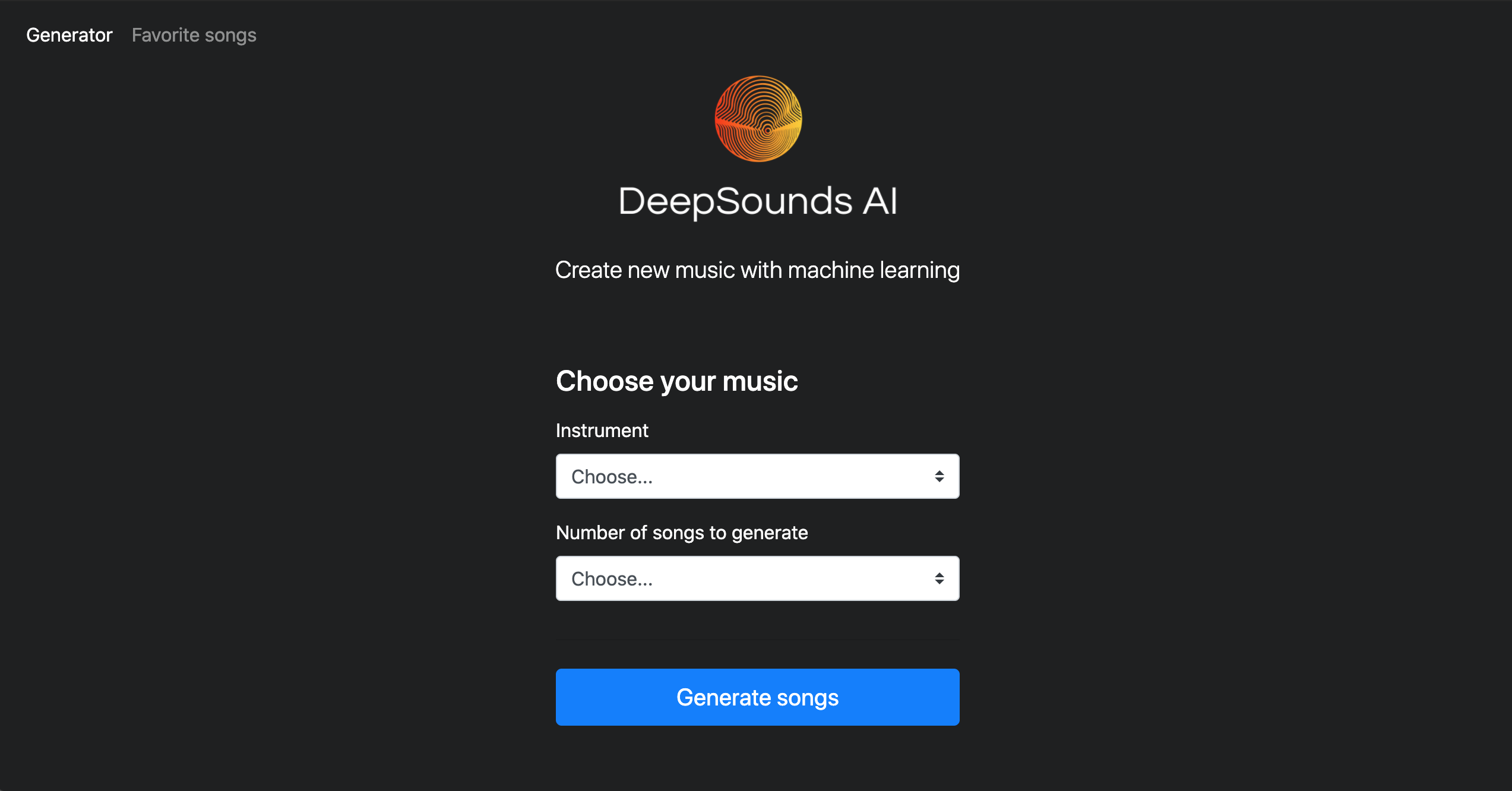 DeepSounds AI gallery image
