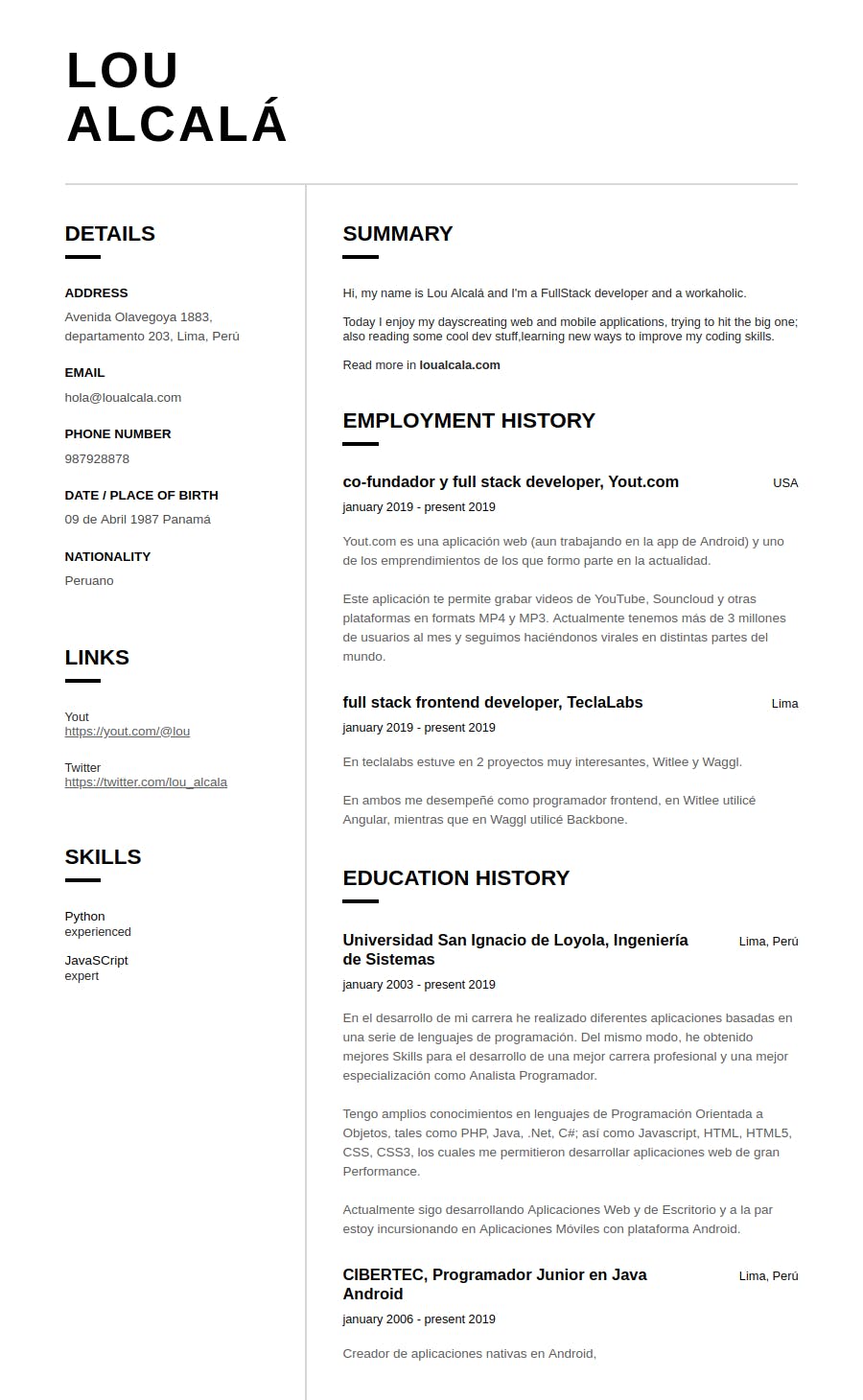 CurriculumVitae.net - CV/Resume + Cover Letter Builder media 2