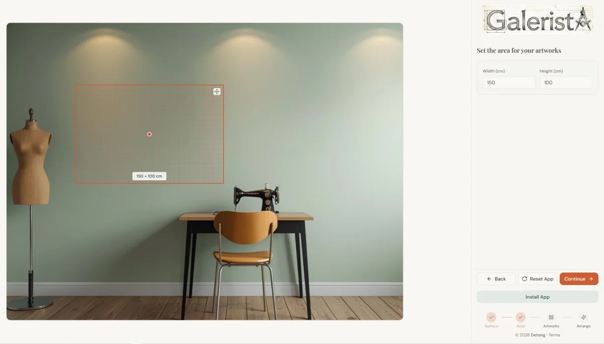 GaleristA - Screenshot 3 showing product features and functionality