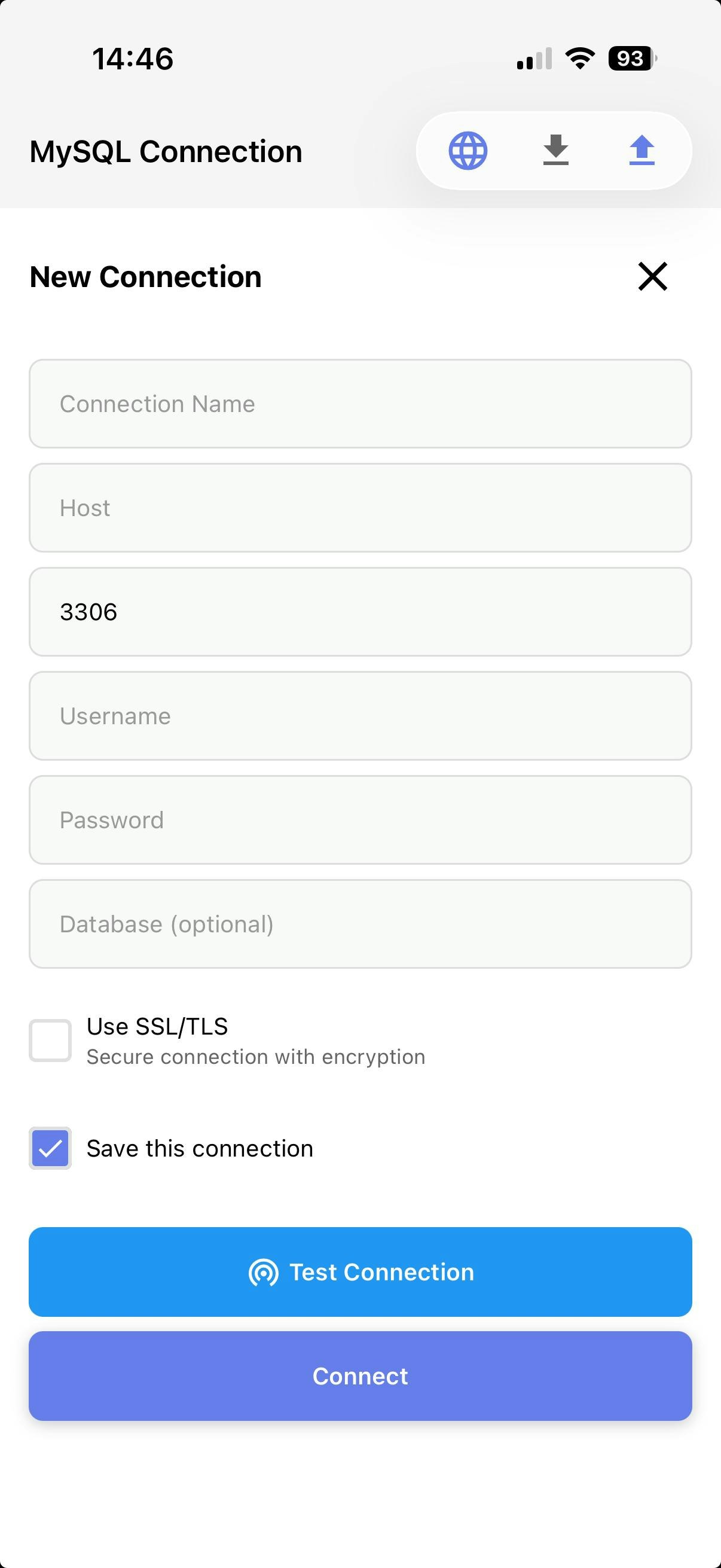 MySQL Client  - Main product screenshot demonstrating key features and user interface