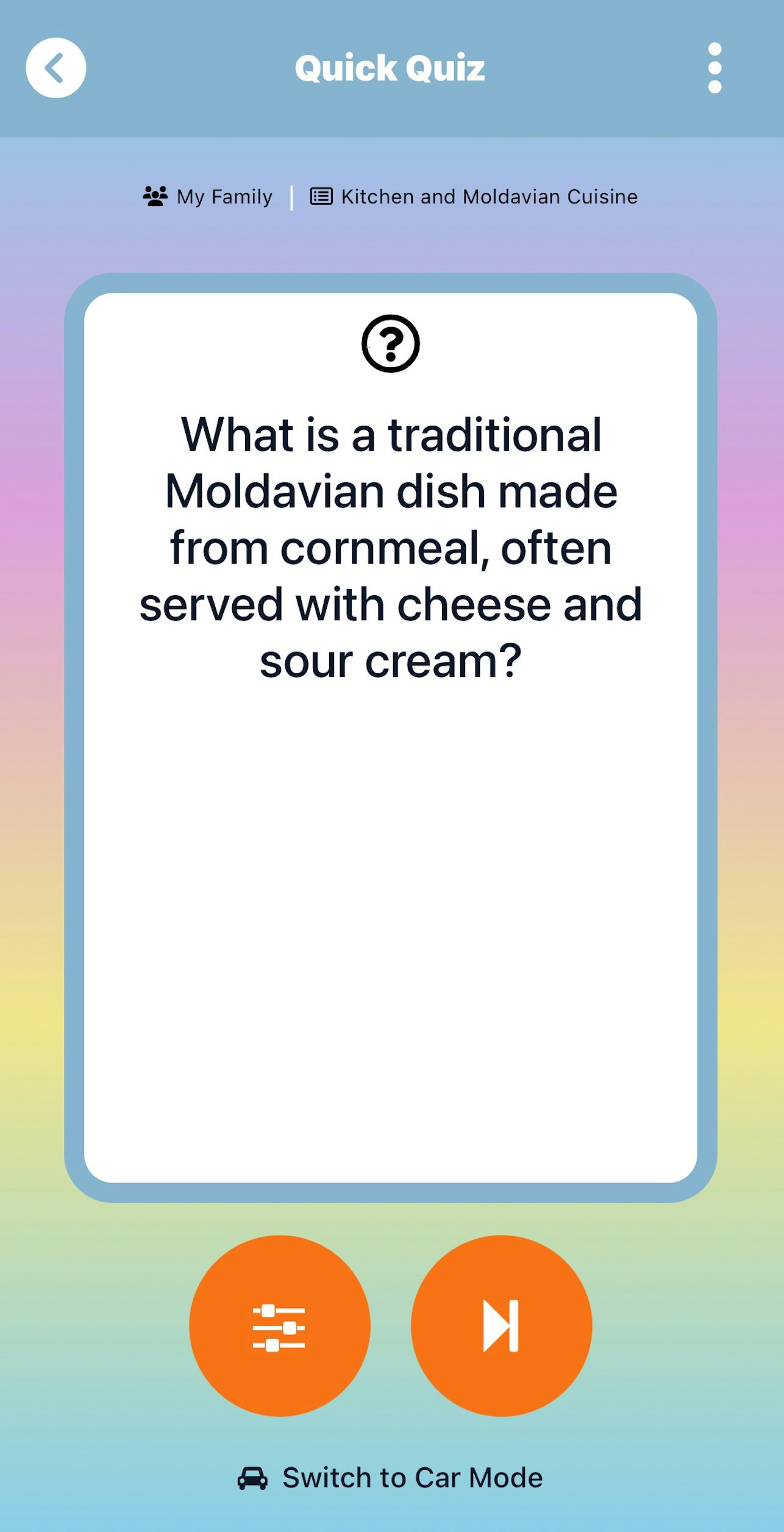 MileSmile - Road Trip Games - Screenshot 3 showing product features and functionality