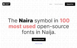 The Naira in Fonts media 2