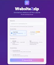 Website2zip gallery image