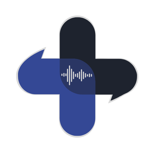 CuraVoice - Product Hunt launch logo and brand identity