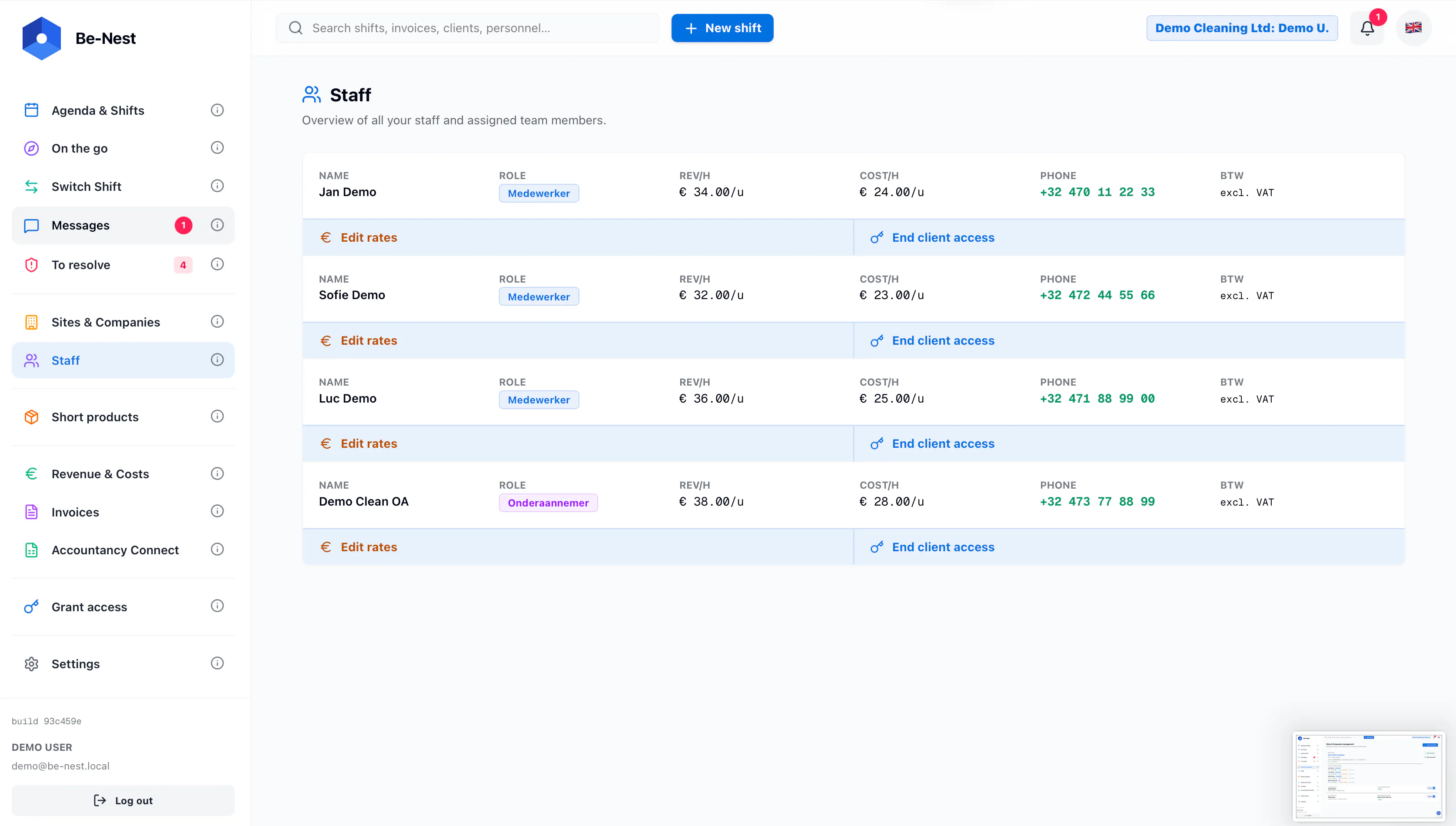 Be-Nest screenshot