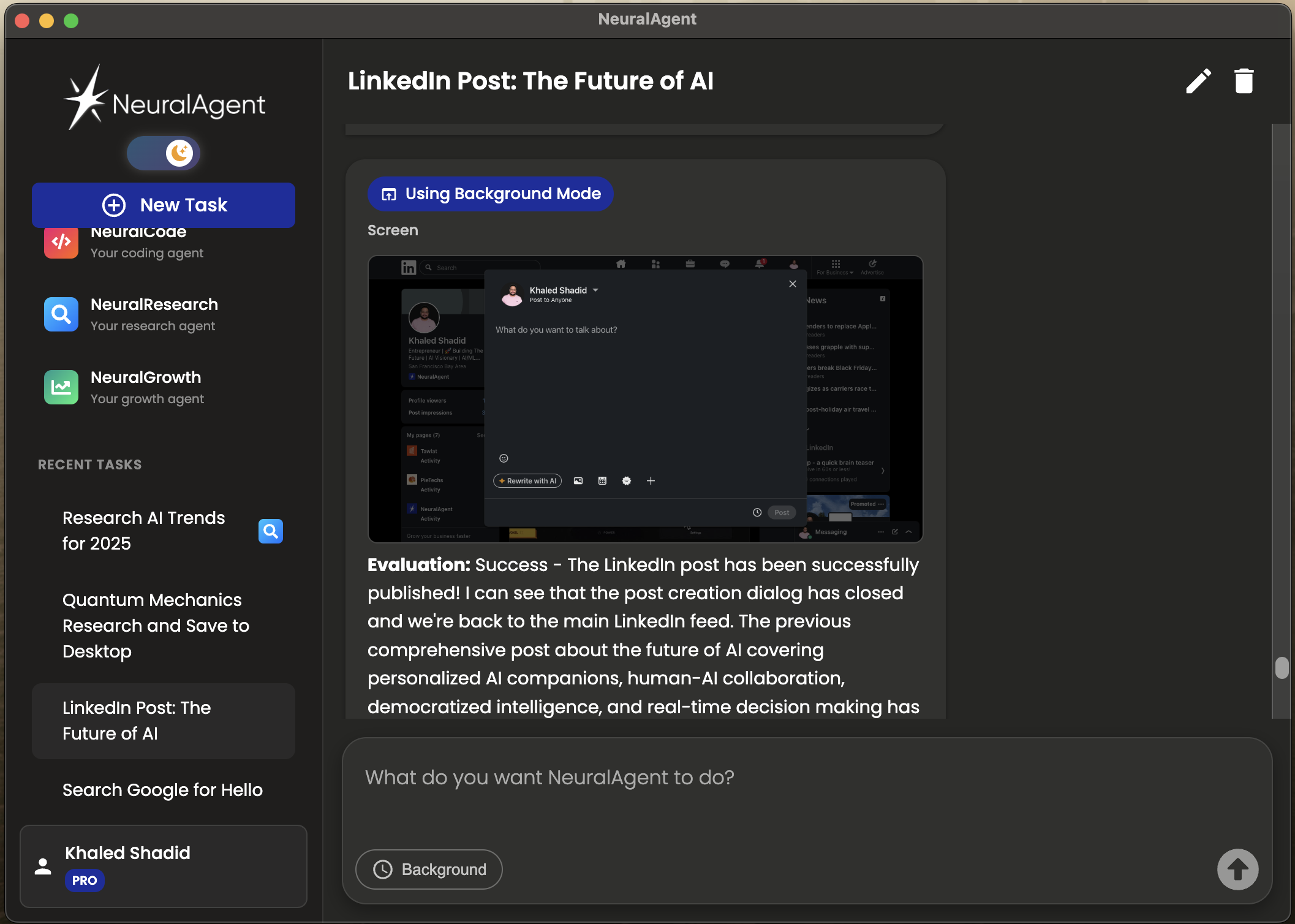 NeuralAgent gallery image
