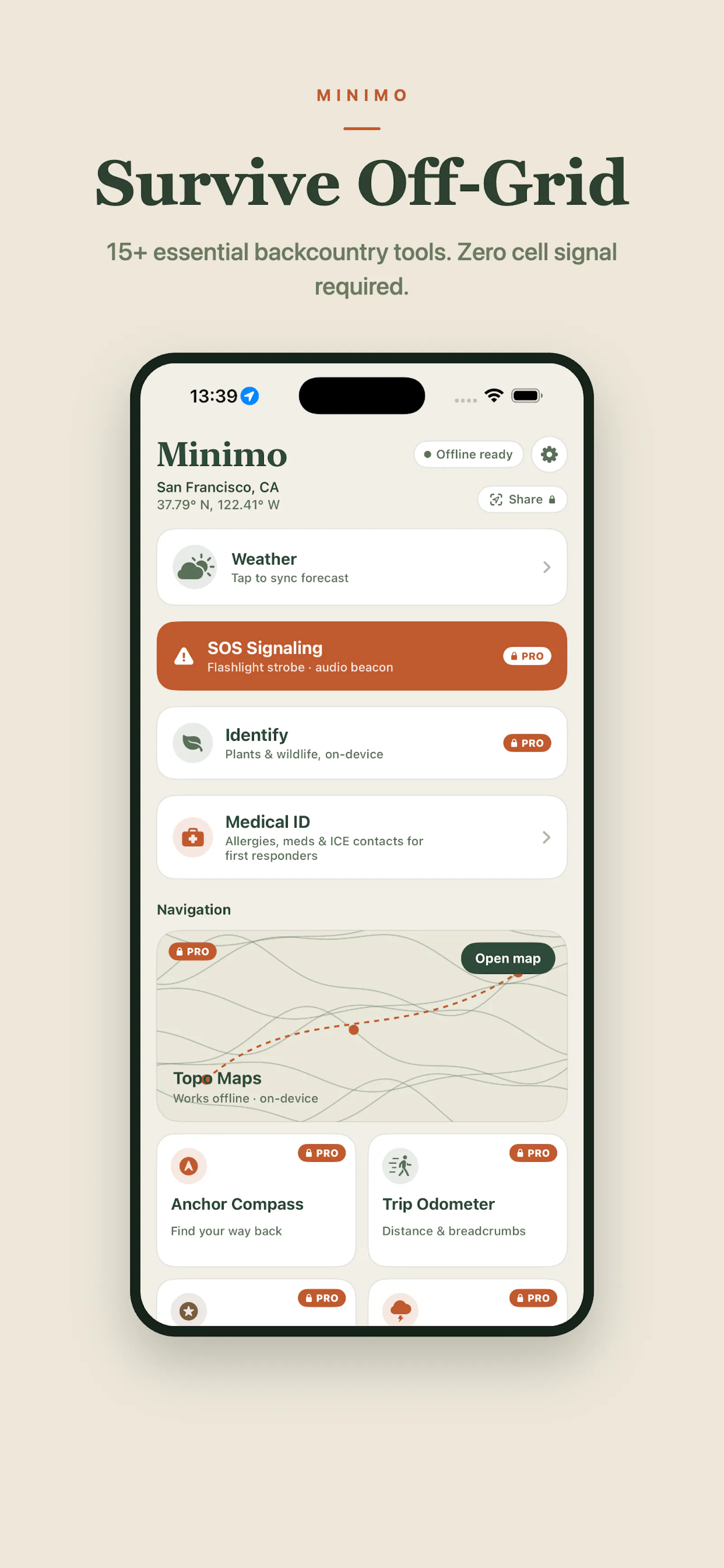 Minimo Survival Kit screenshot 1