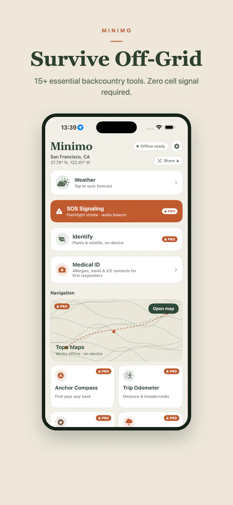 Minimo Survival Kit screenshot 1