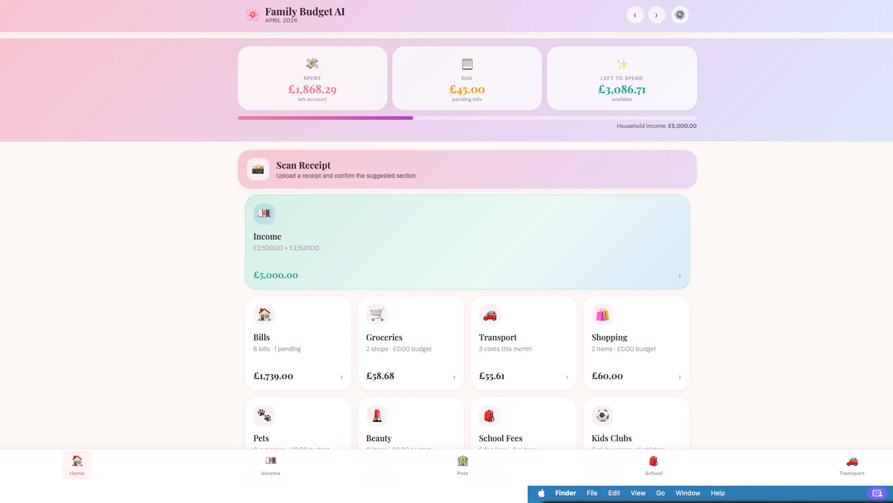 Family Budget AI gallery image