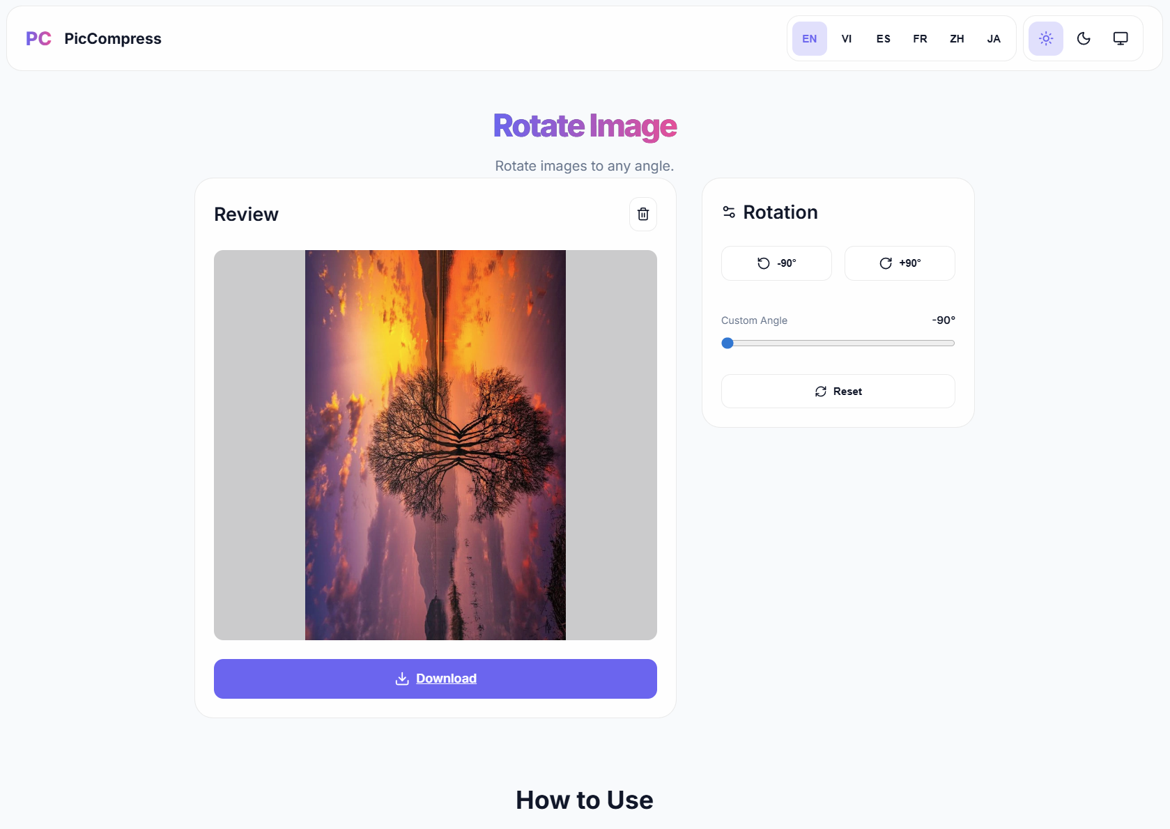 PicCompress - Screenshot 4 showing product features and functionality