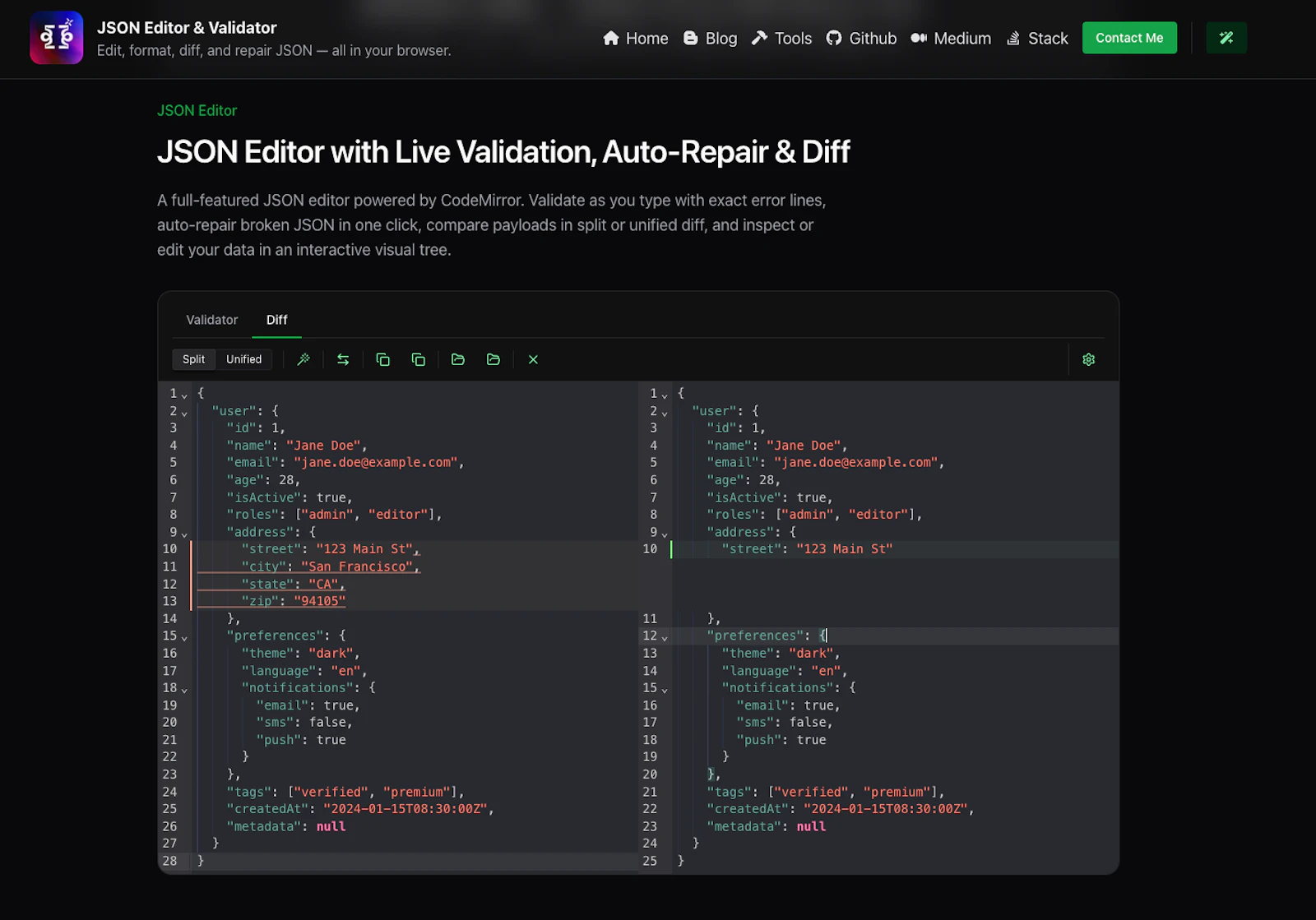 JSON Editor & Validator screenshot 4