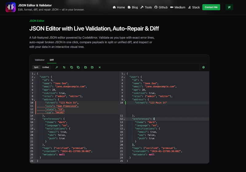 JSON Editor & Validator screenshot 4