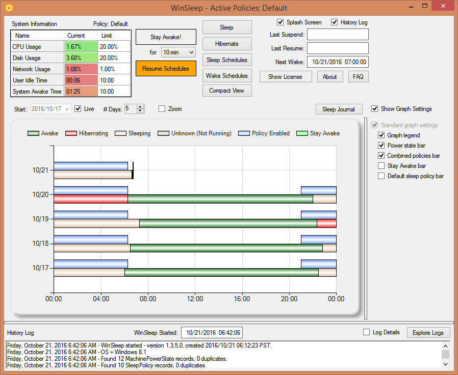 WinSleep by MollieSoft