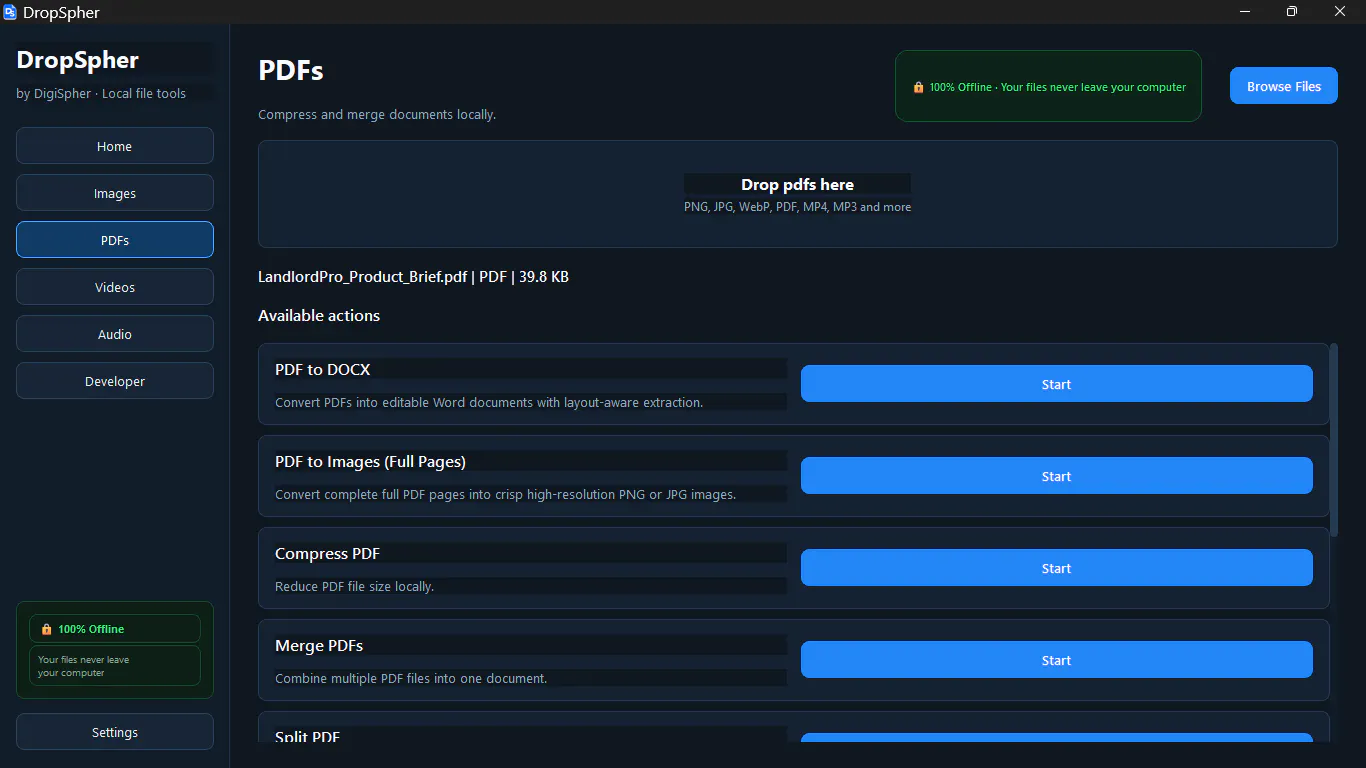 DropSpher File Converter gallery image