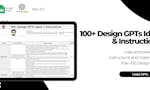 100+ Design GPTs  Ideas & Instructions image