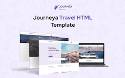 Journeya: Travel Agency Website Template media 1