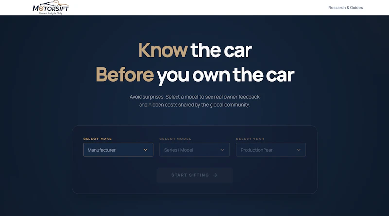 MotorSift screenshot 2