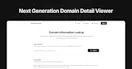 Domain Details - Monitoring made simple