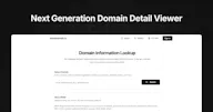 Domain Details - Monitoring made simple