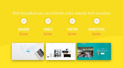 HayyaBuild - WordPress builder gallery image