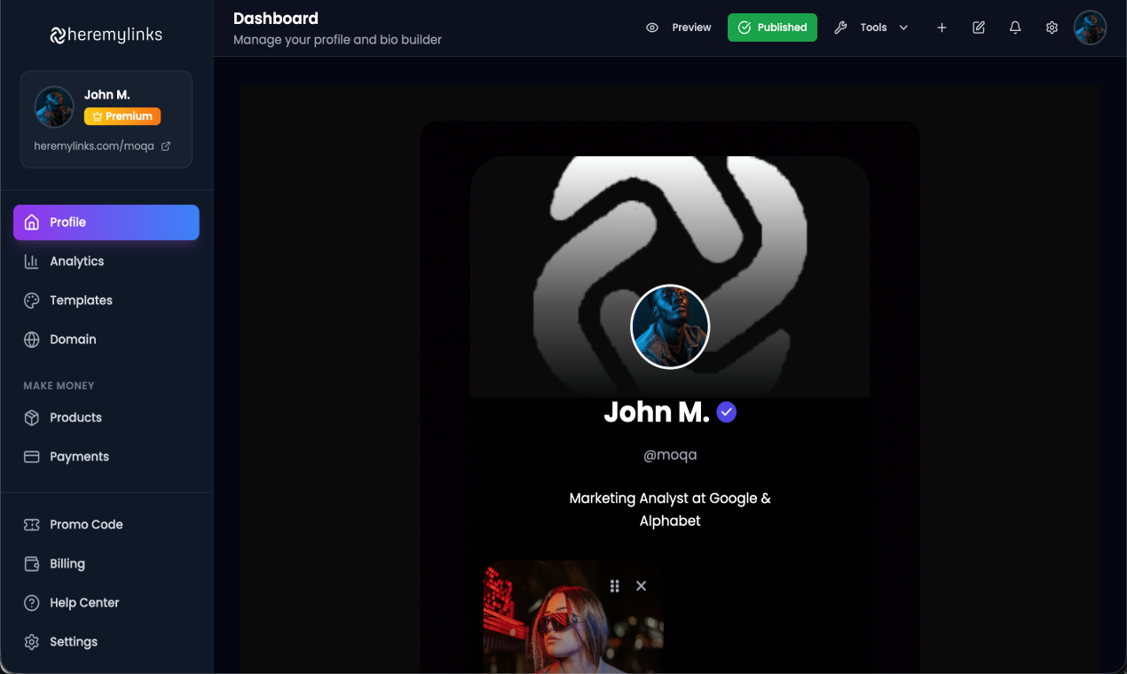 HereMyLinks gallery image