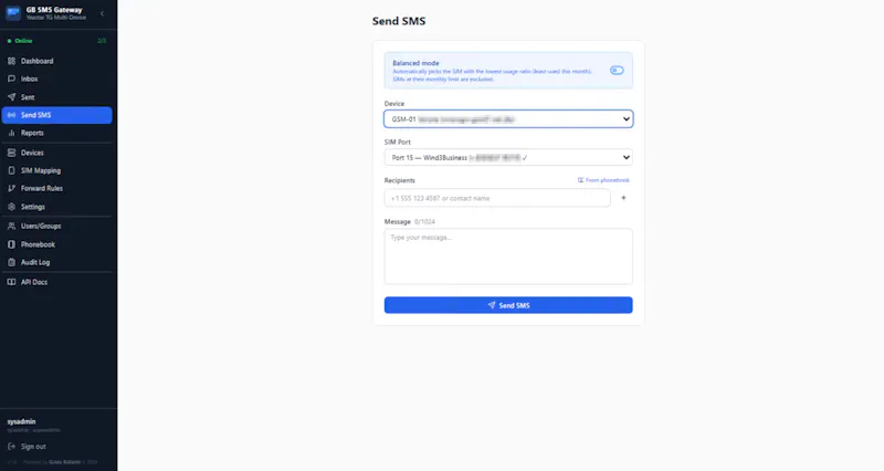 GB SMS Gateway screenshot 4