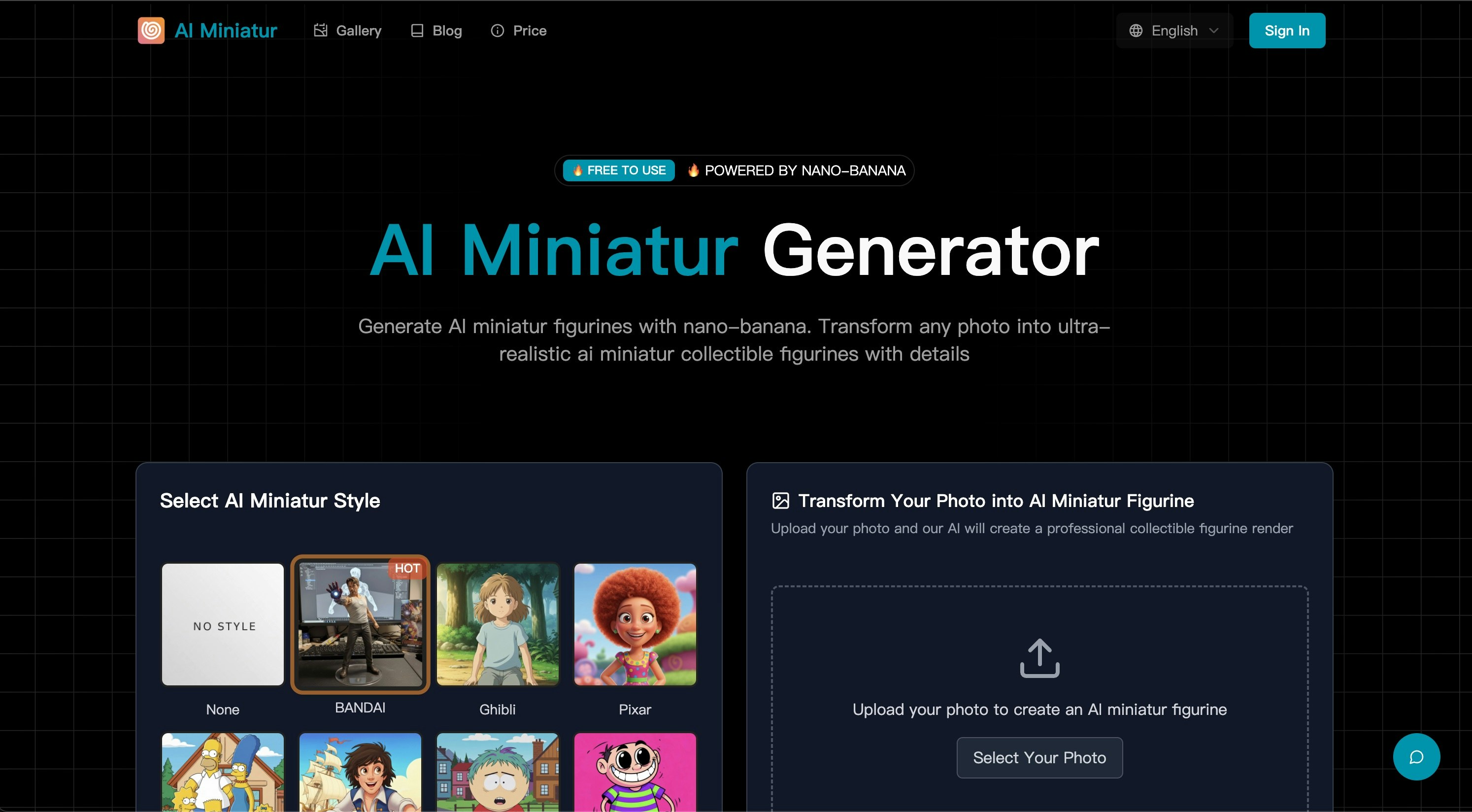 AI Miniatur |Nano-Banana-model - AI Miniatur Figurine Generator aangedreven door Nano-Banana media 1