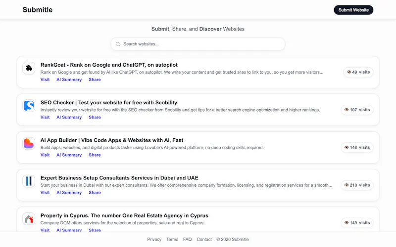Submitle screenshot 1