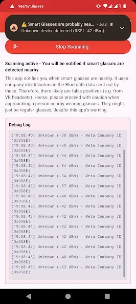 Nearby Glasses - Main product screenshot demonstrating key features and user interface