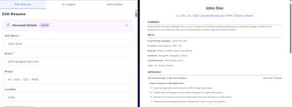 Tailer Resume gallery image