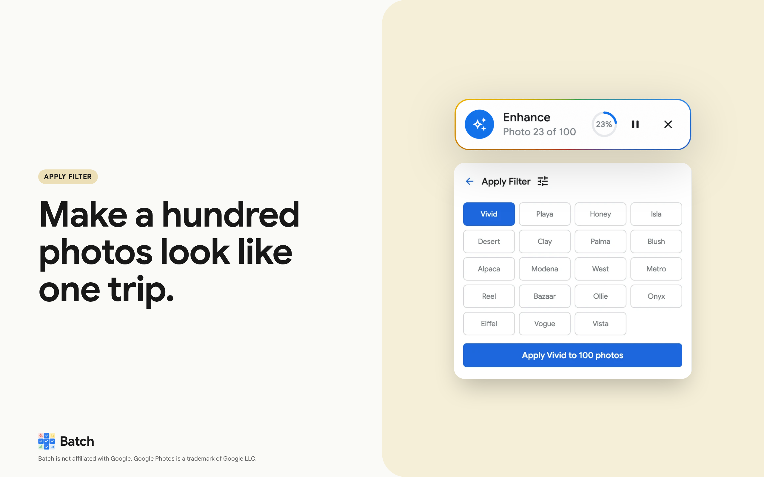 Bulk Edit Google Photos gallery image