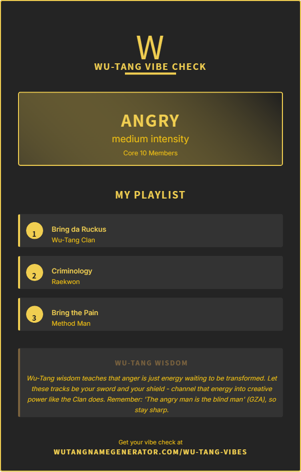 Wu-Tang Name Generator gallery image