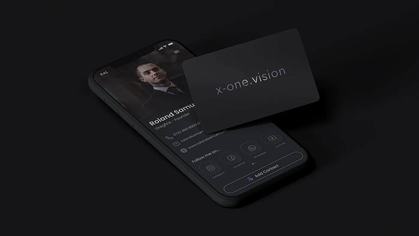 x-one.vision NFC Business Card gallery image