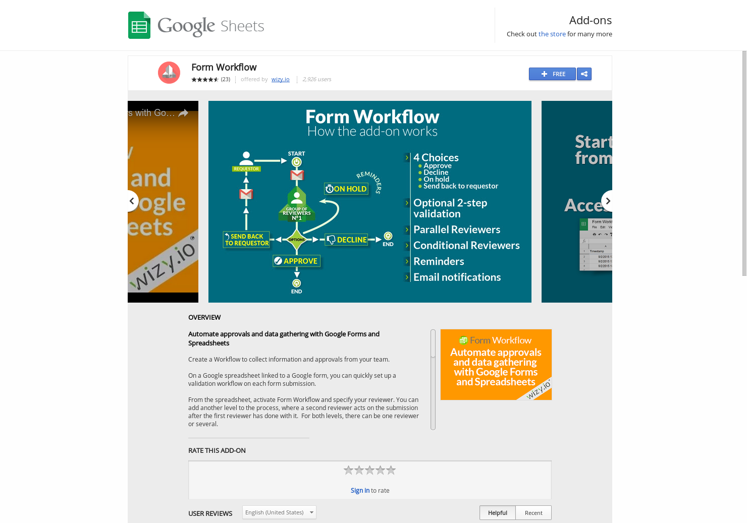 Form Workflow