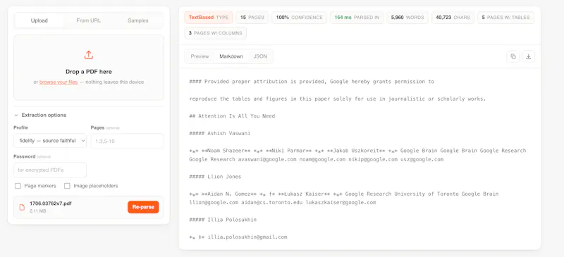 PDF Inspector Web UI screenshot 7