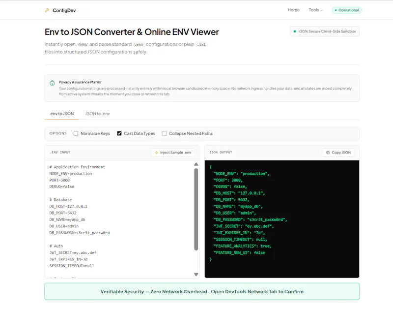 Configdev screenshot 3