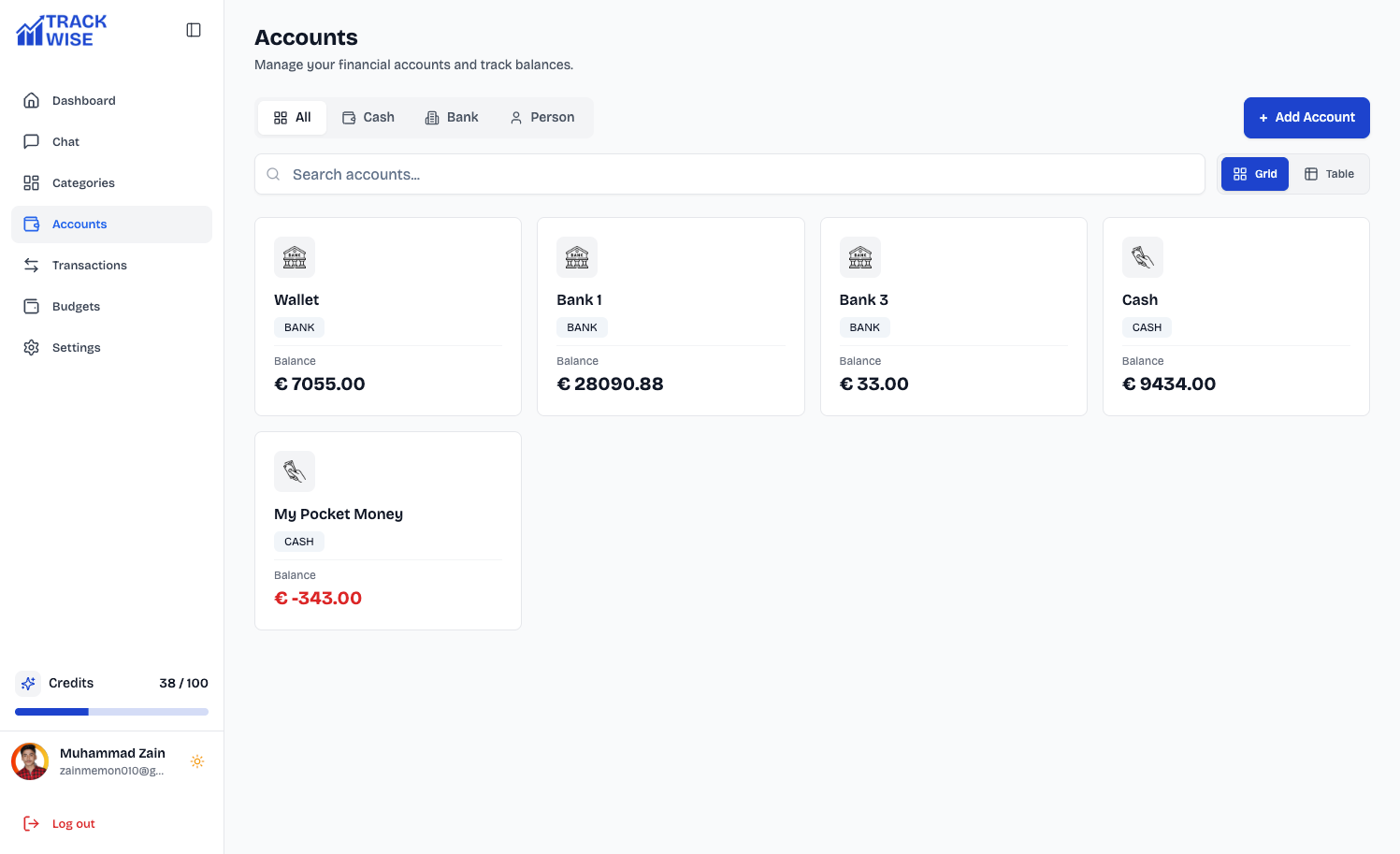 Track Wise - Screenshot 2 showing product features and functionality