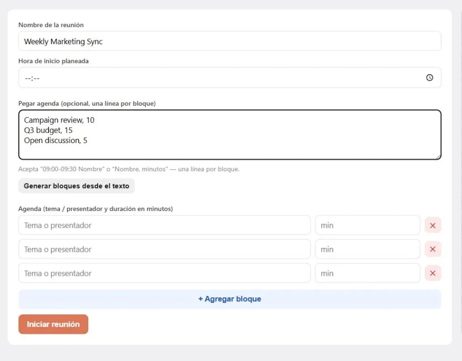 Meeting Timer screenshot 3