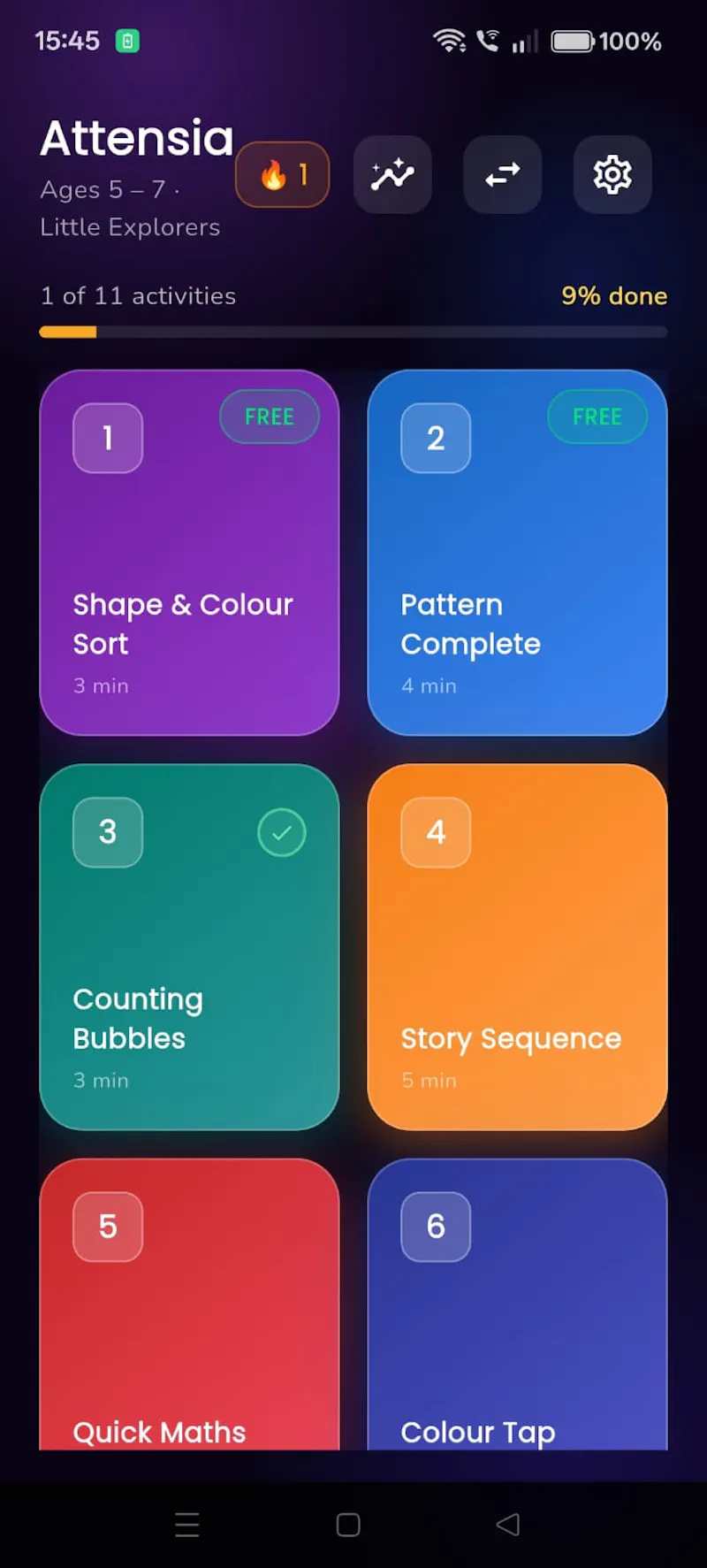 Attensia screenshot 5