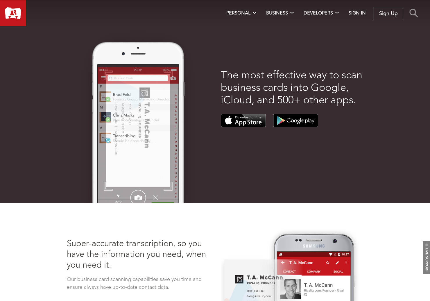 FullContact Card Reader