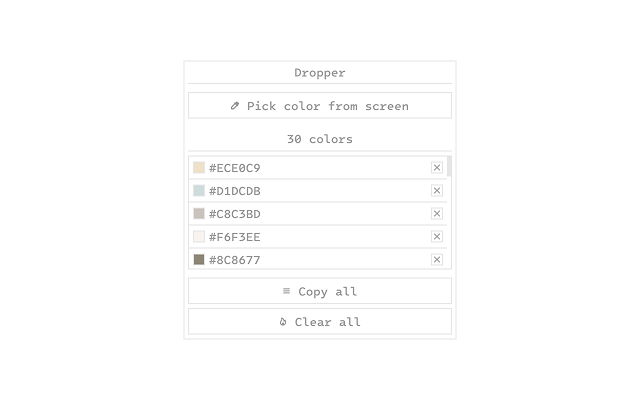 Dropper - Main product screenshot demonstrating key features and user interface