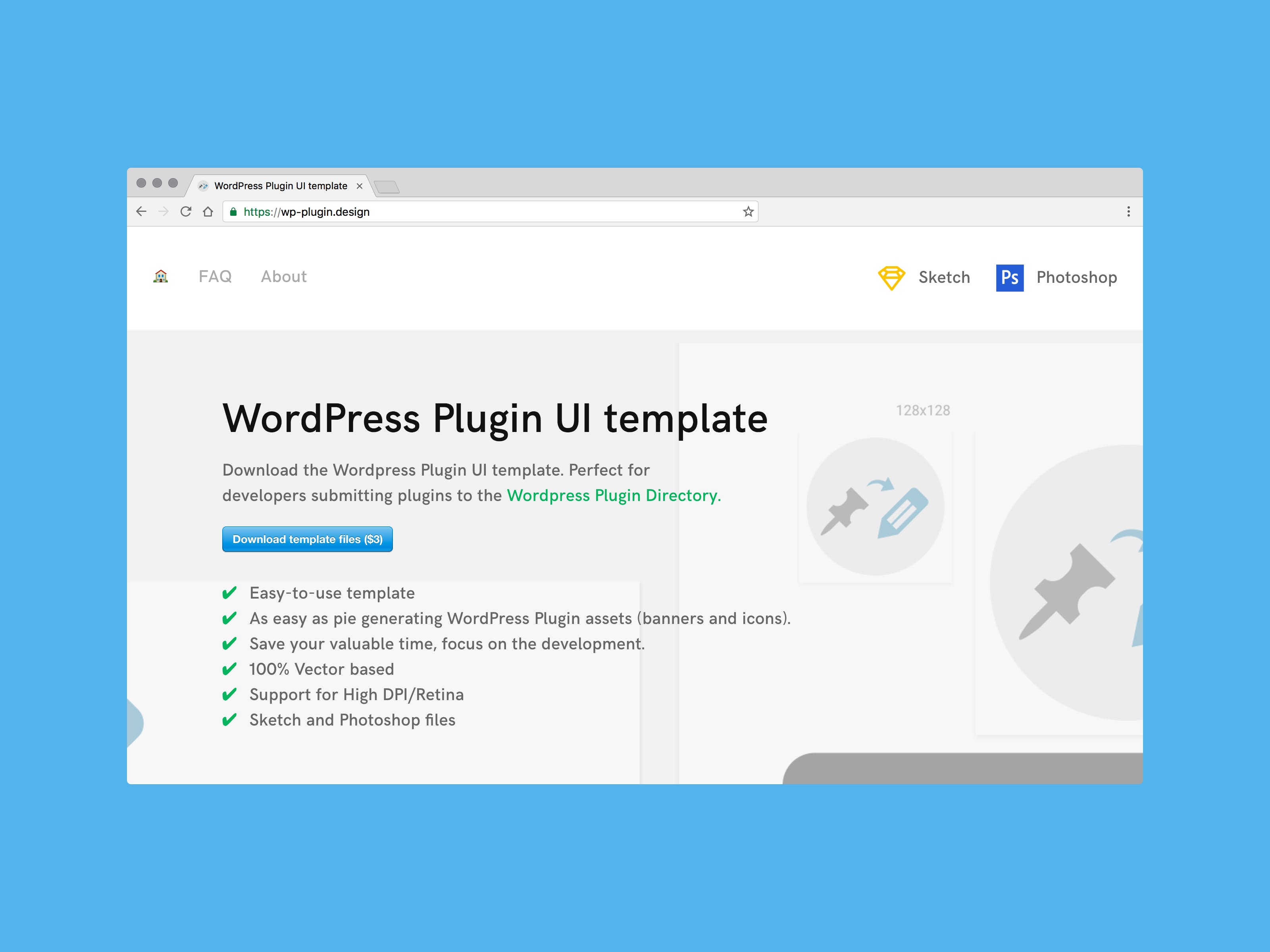 WordPress Plugin UI template media 1