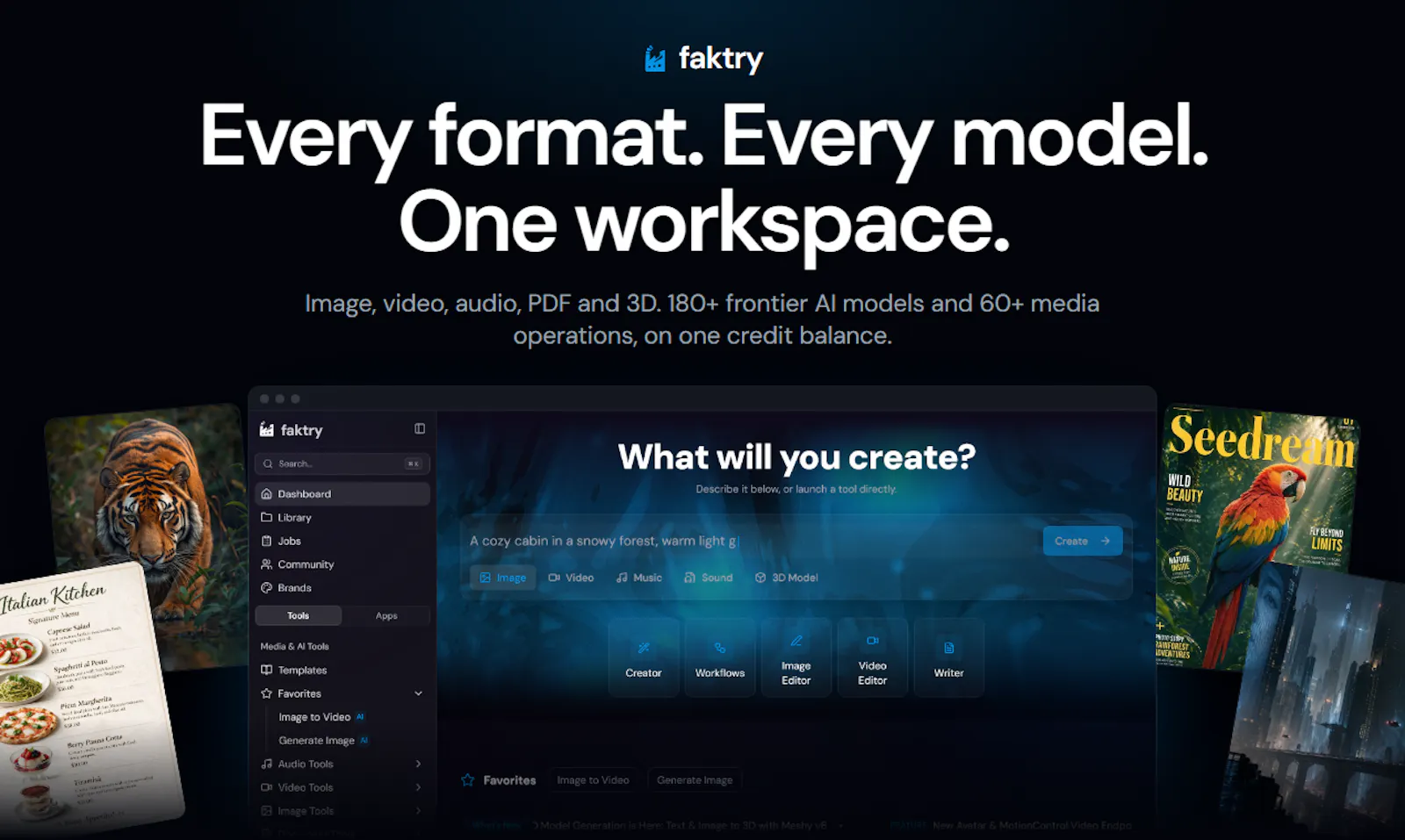 faktry AI Content & Media Workbench screenshot 2