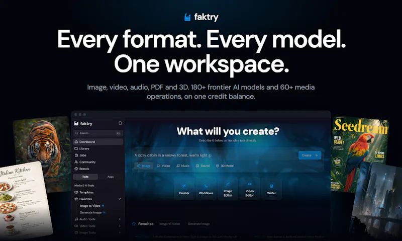 faktry AI Content & Media Workbench screenshot 2