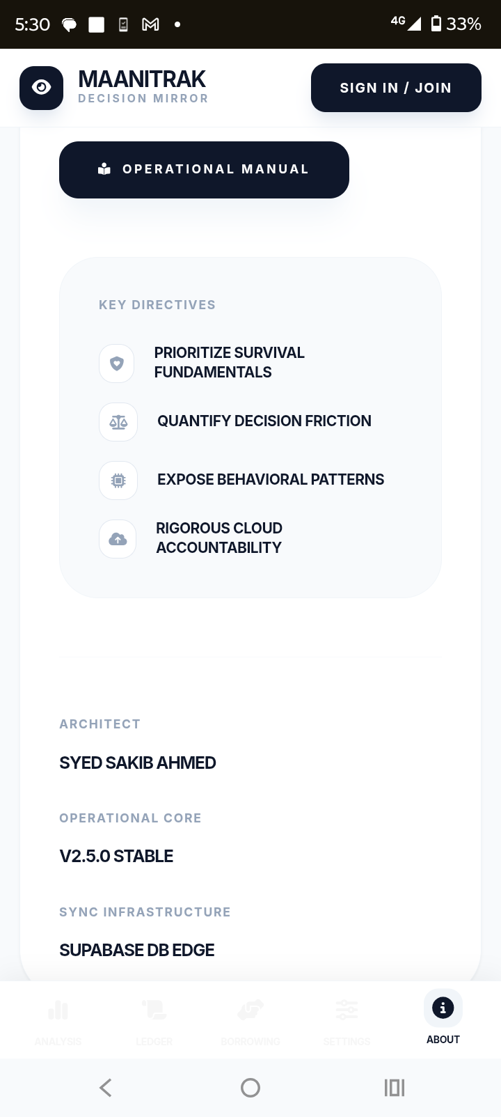 MaaniTrak - Screenshot 3 showing product features and functionality